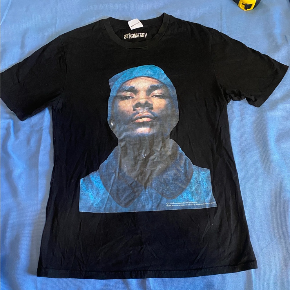 Vetements snoop dogg tee